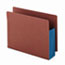 Smead 5 1/4" Exp File Pockets, Straight Tab, Letter, Blue, 10/Box Thumbnail 2