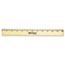 Westcott® Wood Ruler with Single Metal Edge, 12" Thumbnail 1