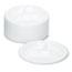 Tablemate® Plastic Dinnerware, Compartment Plates, 9" dia, White, 125/Pack Thumbnail 3