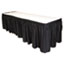 Tablemate® Table Set Linen-Like Table Skirting, 29" x 14ft, Black Thumbnail 1