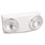 Tatco Swivel Head Twin Beam Emergency Lighting Unit, Polycarbonate Case, 5-1/2", White Thumbnail 2