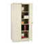 Tennsco 78" High Deluxe Cabinet, 36w x 24d x 78h, Putty Thumbnail 1