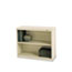 Tennsco Metal Bookcase, Two-Shelf, 34-1/2w x 13-1/2d x 28h, Putty Thumbnail 1