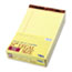 TOPS Perforated Pad, Wide Ruled, 8.5" x 14", Canary Yellow Paper, 50 Sheets/Pad, 12 Pads Thumbnail 2