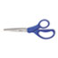 Westcott® Preferred Line Stainless Steel Scissors, 8" Long, Blue Thumbnail 1