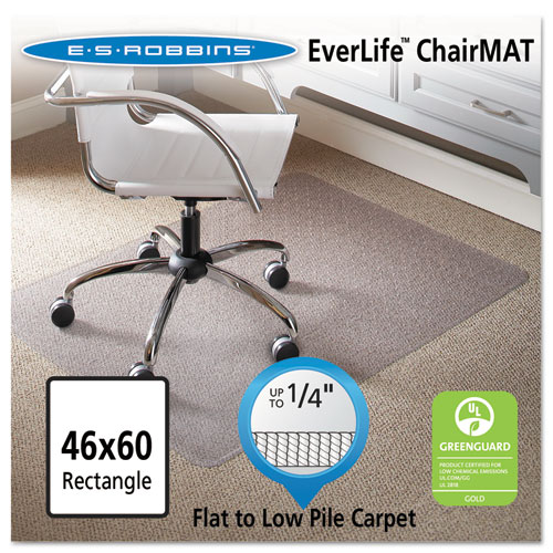 Esr 120321 Es Robbins Everlife Light Use Chair Mat For Flat Pile